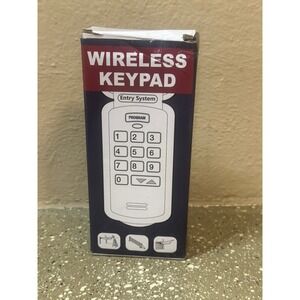 Wireless Keypad Entry System‎ Garage Door Opener Remote Control